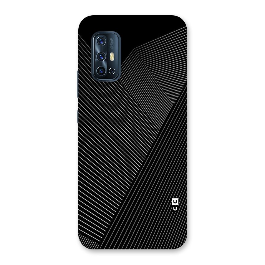 Aesthetic White Stripes Back Case for Vivo V17