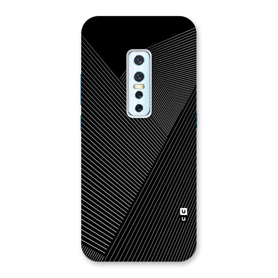 Aesthetic White Stripes Back Case for Vivo V17 Pro