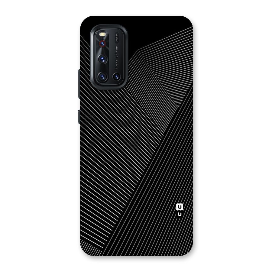Aesthetic White Stripes Back Case for Vivo V19