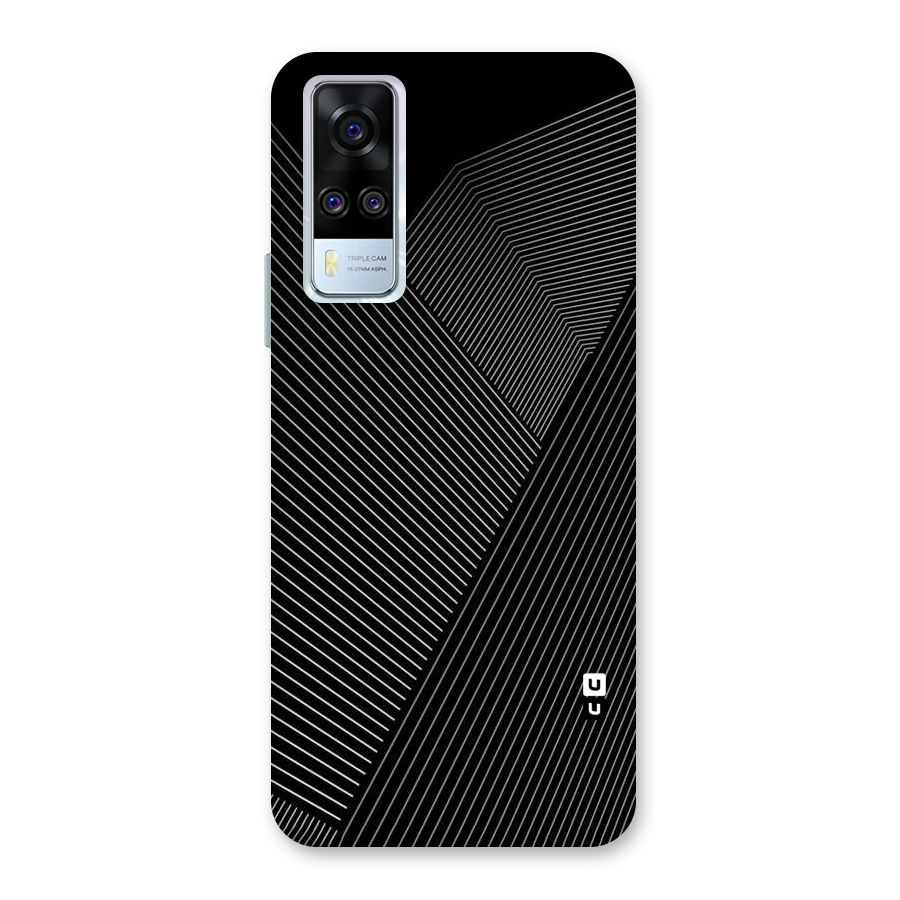 Aesthetic White Stripes Back Case for Vivo Y31