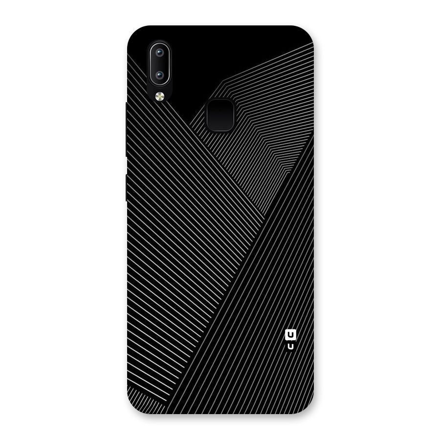 Aesthetic White Stripes Back Case for Vivo Y93