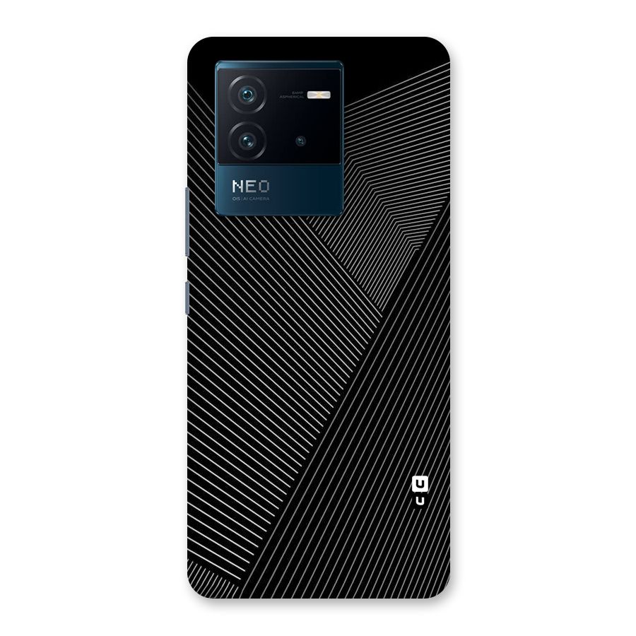 Aesthetic White Stripes Back Case for Vivo iQOO Neo 6 5G
