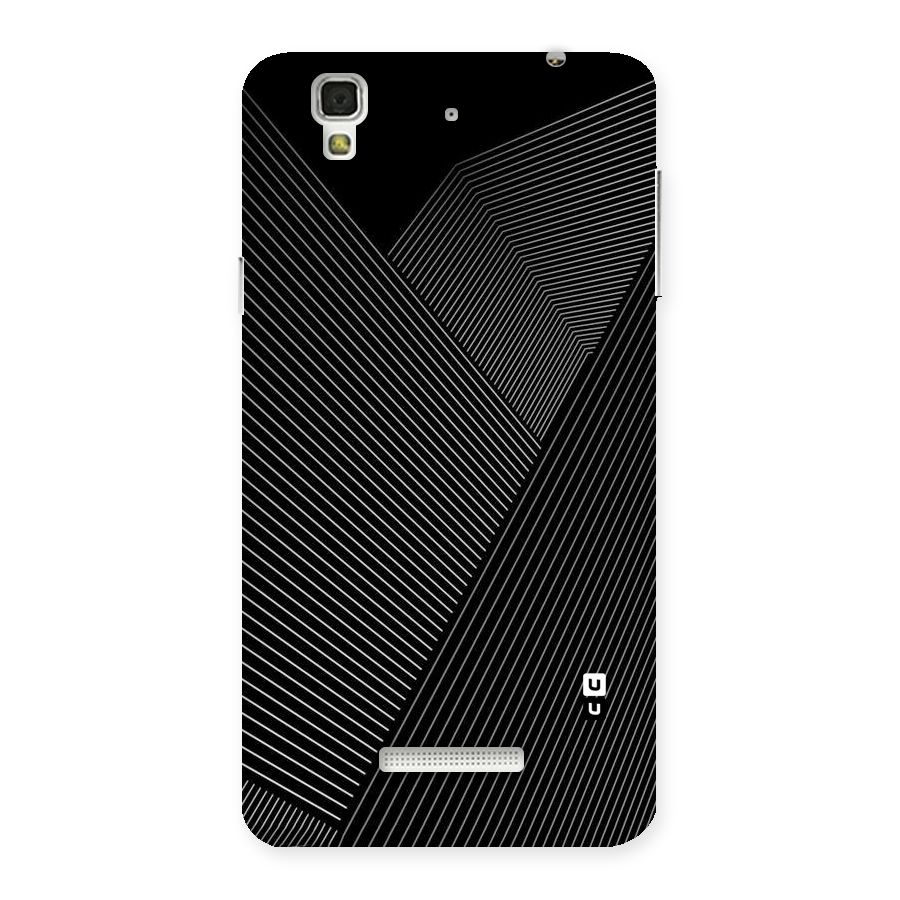 Aesthetic White Stripes Back Case for Yu Yureka