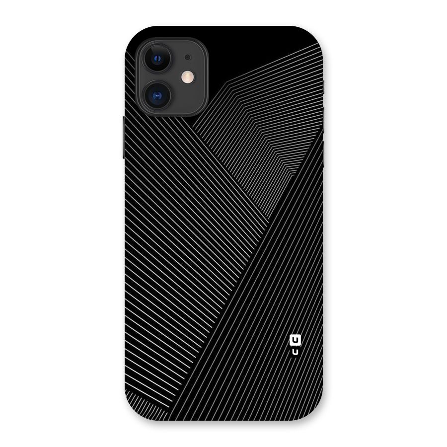 Aesthetic White Stripes Back Case for iPhone 11