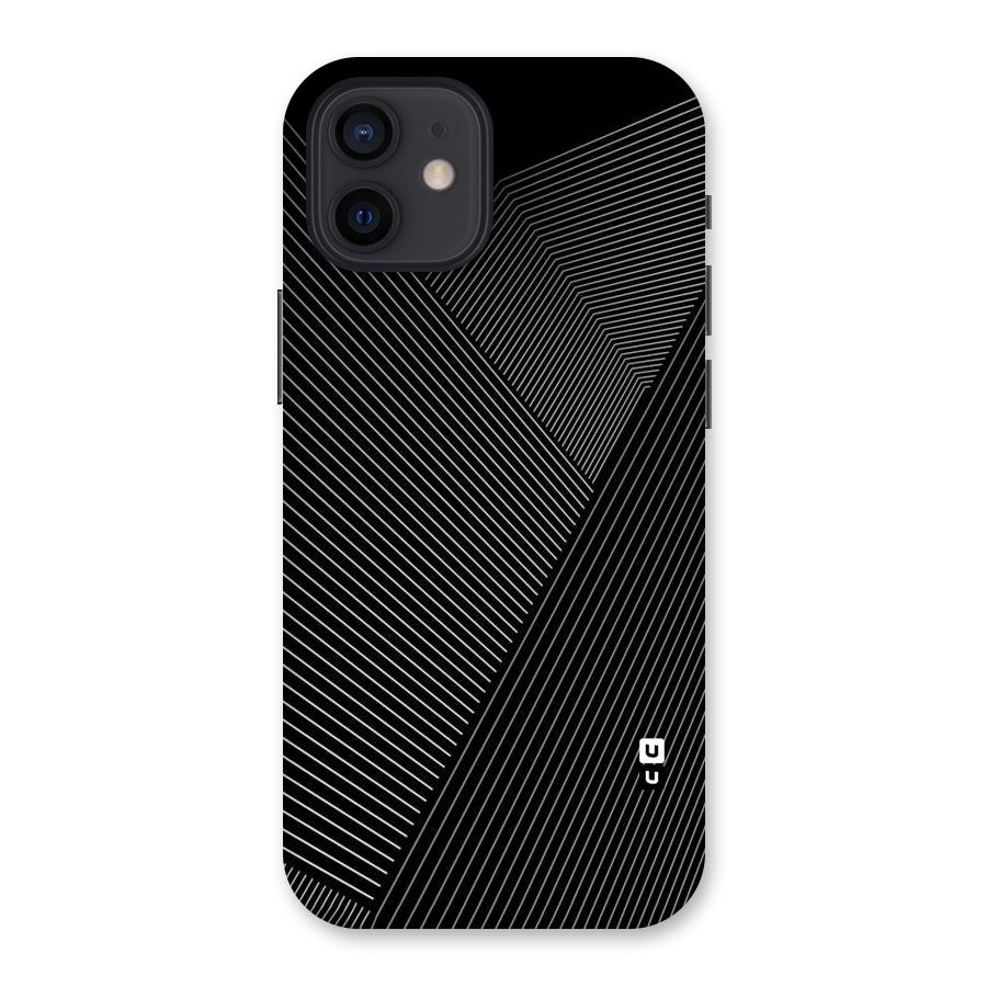 Aesthetic White Stripes Back Case for iPhone 12