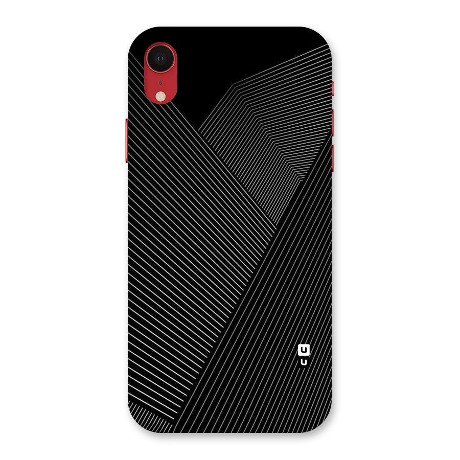 Aesthetic White Stripes Back Case for iPhone XR