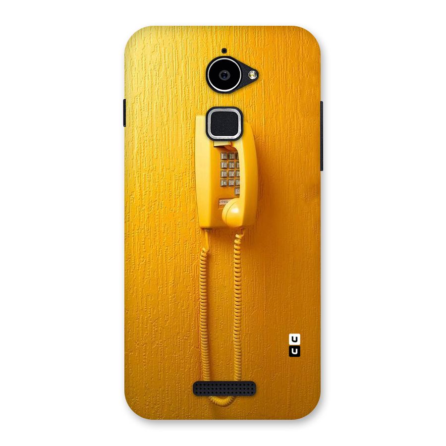 Aesthetic Yellow Telephone Back Case for Coolpad Note 3 Lite
