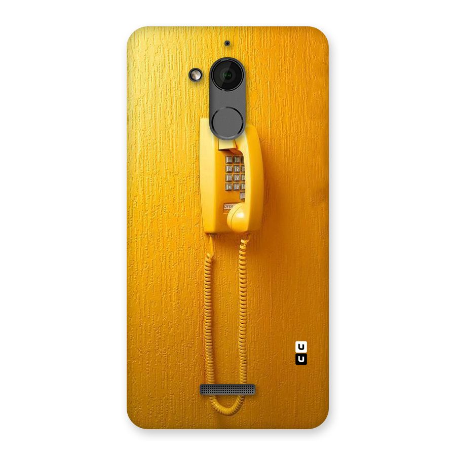 Aesthetic Yellow Telephone Back Case for Coolpad Note 5