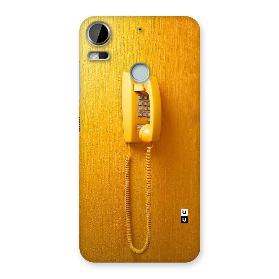 Aesthetic Yellow Telephone Back Case for Desire 10 Pro