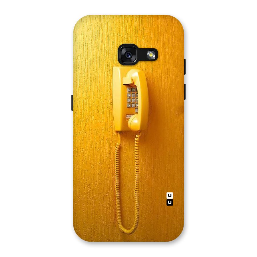 Aesthetic Yellow Telephone Back Case for Galaxy A3 (2017)
