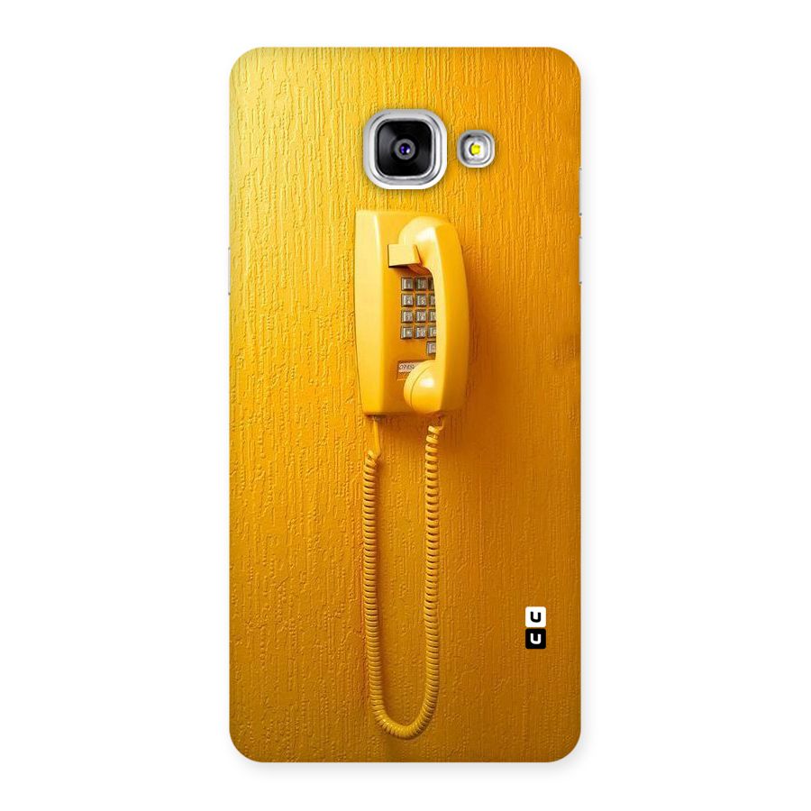 Aesthetic Yellow Telephone Back Case for Galaxy A5 2016