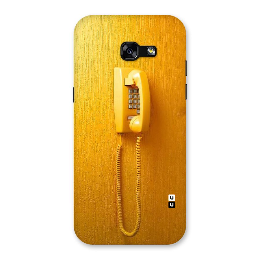 Aesthetic Yellow Telephone Back Case for Galaxy A5 2017