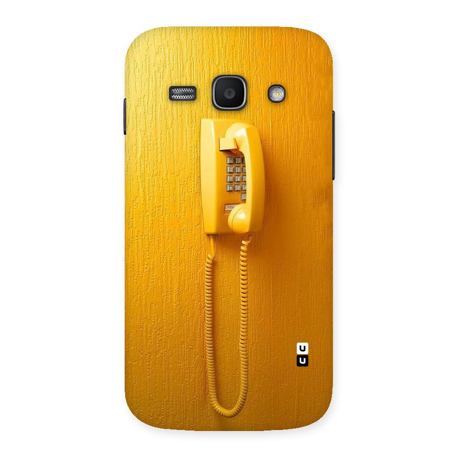 Aesthetic Yellow Telephone Back Case for Galaxy Ace 3