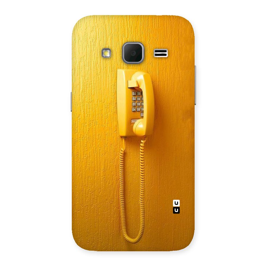 Aesthetic Yellow Telephone Back Case for Galaxy Core Prime