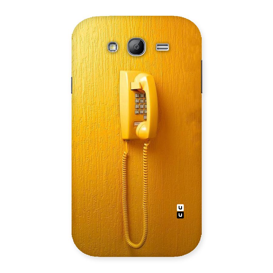 Aesthetic Yellow Telephone Back Case for Galaxy Grand Neo