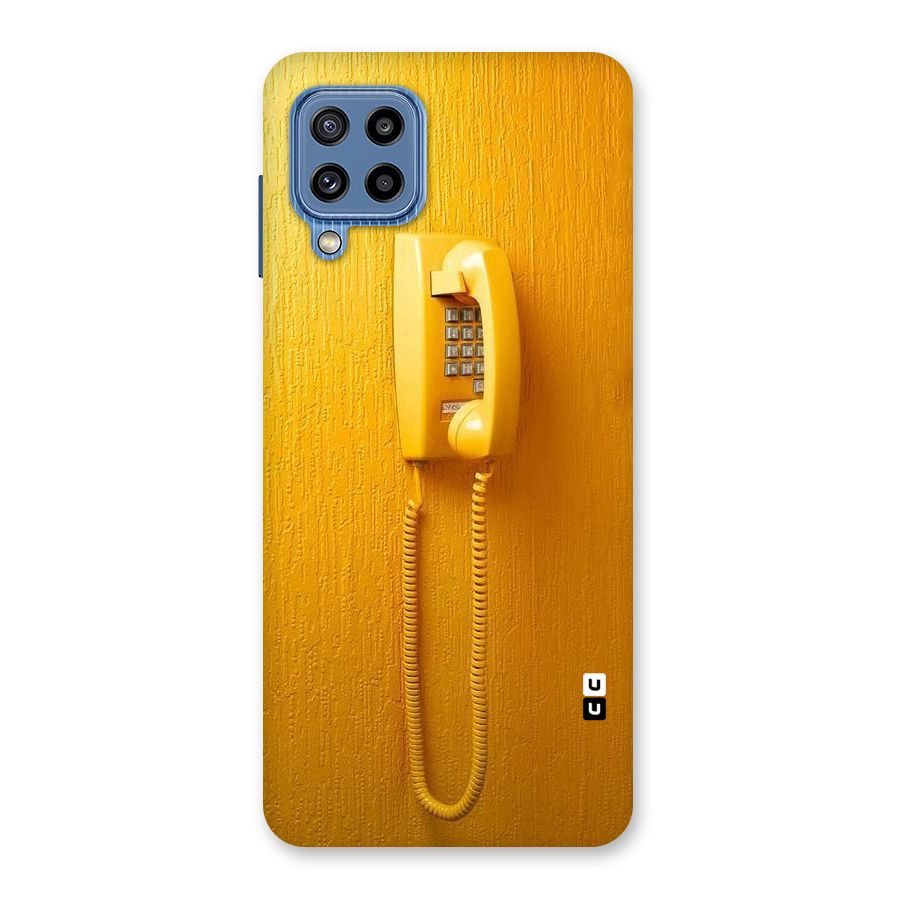 Aesthetic Yellow Telephone Back Case for Galaxy M32