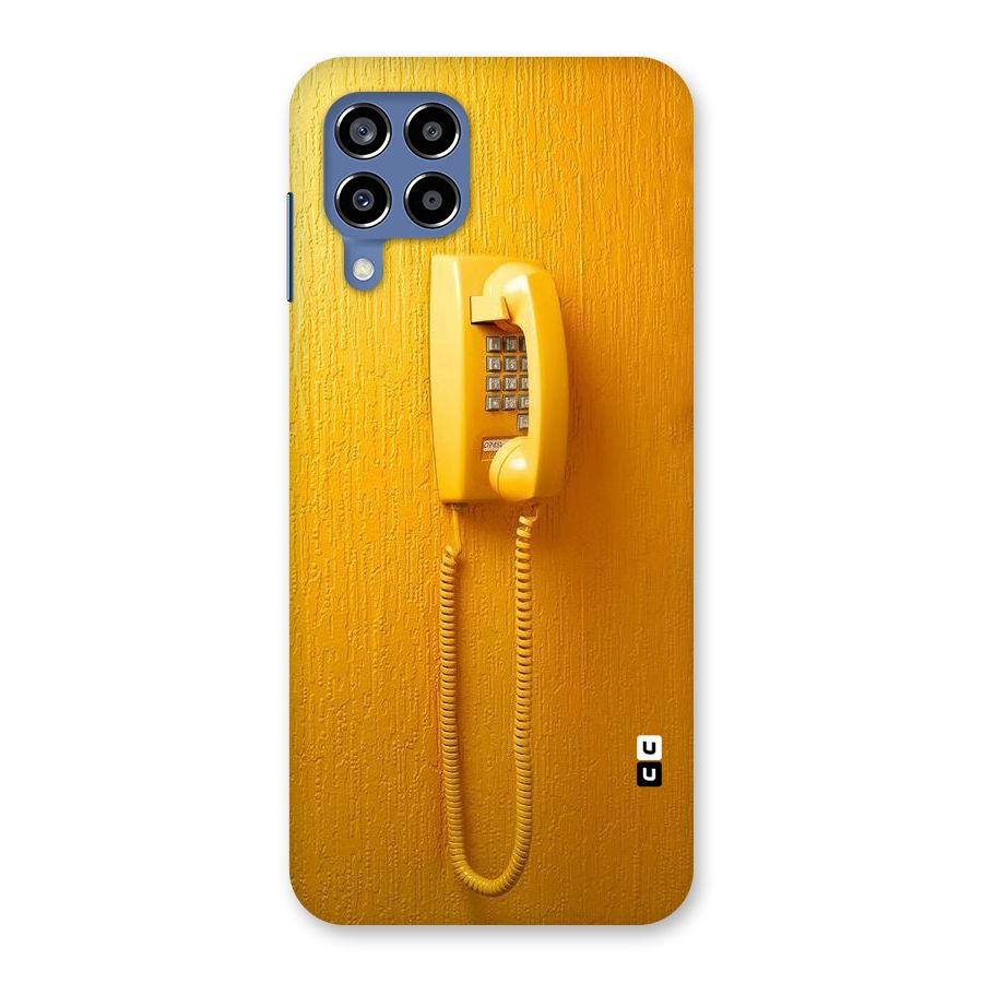 Aesthetic Yellow Telephone Back Case for Galaxy M53 5G