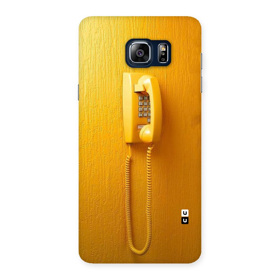 Aesthetic Yellow Telephone Back Case for Galaxy Note 5