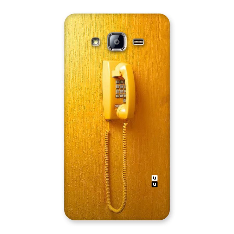 Aesthetic Yellow Telephone Back Case for Galaxy On5