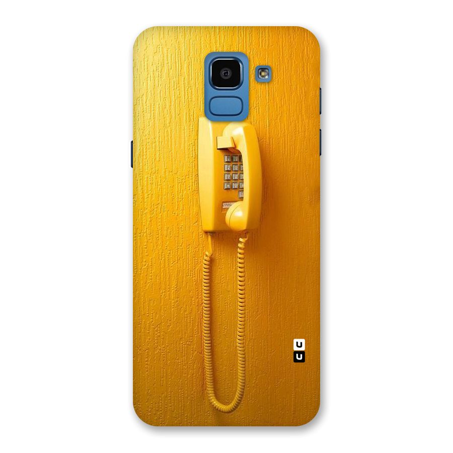 Aesthetic Yellow Telephone Back Case for Galaxy On6
