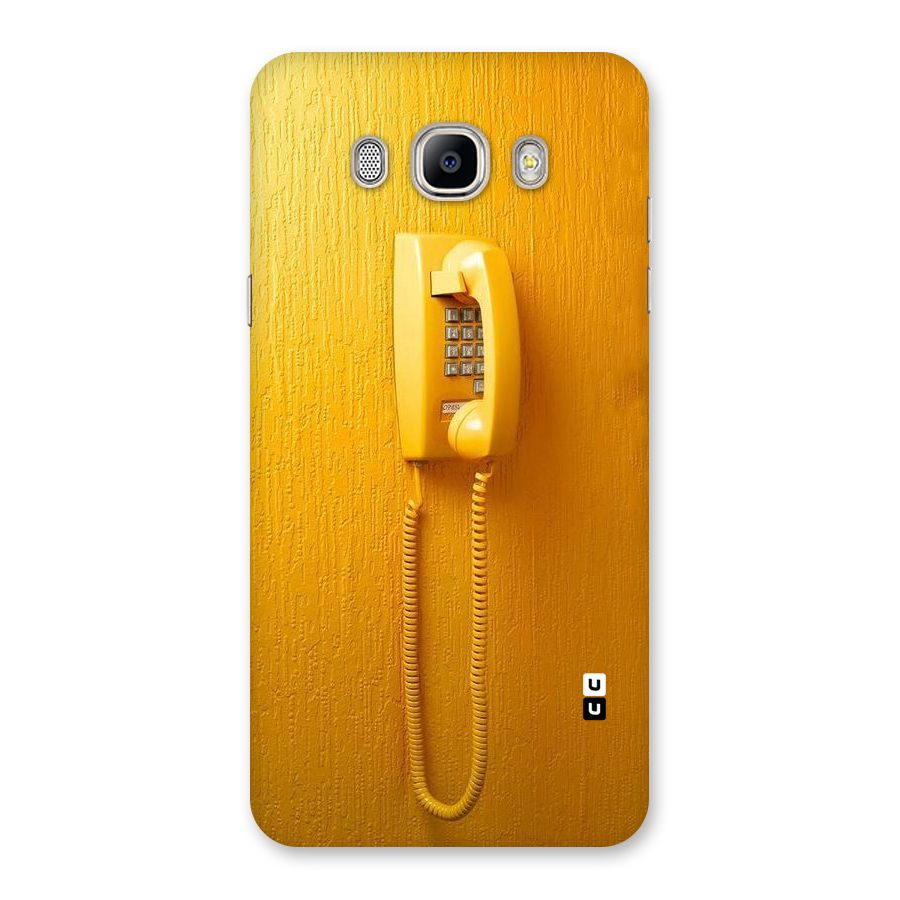 Aesthetic Yellow Telephone Back Case for Galaxy On8