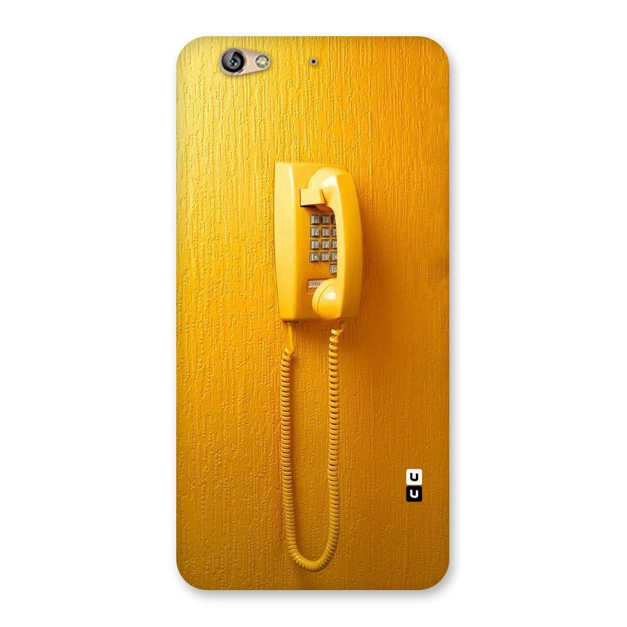 Aesthetic Yellow Telephone Back Case for Gionee S6