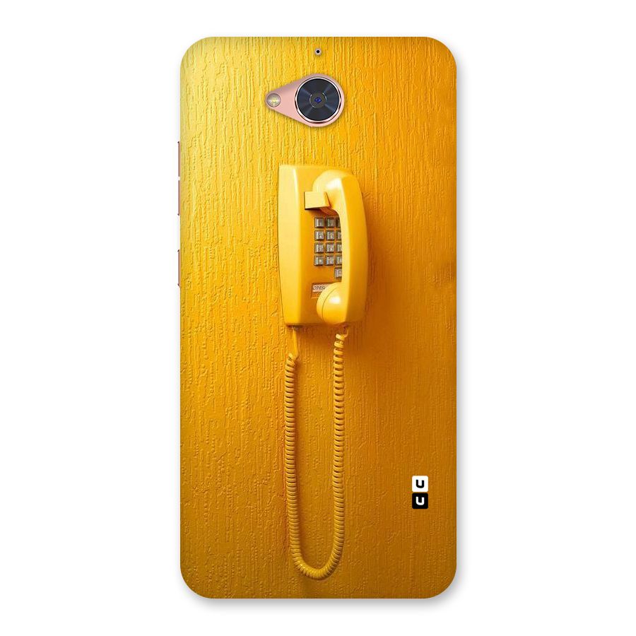 Aesthetic Yellow Telephone Back Case for Gionee S6 Pro