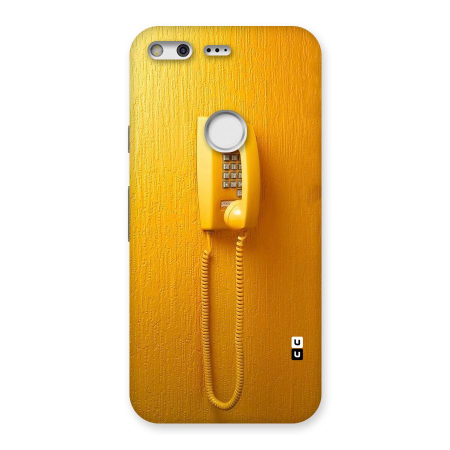 Aesthetic Yellow Telephone Back Case for Google Pixel XL