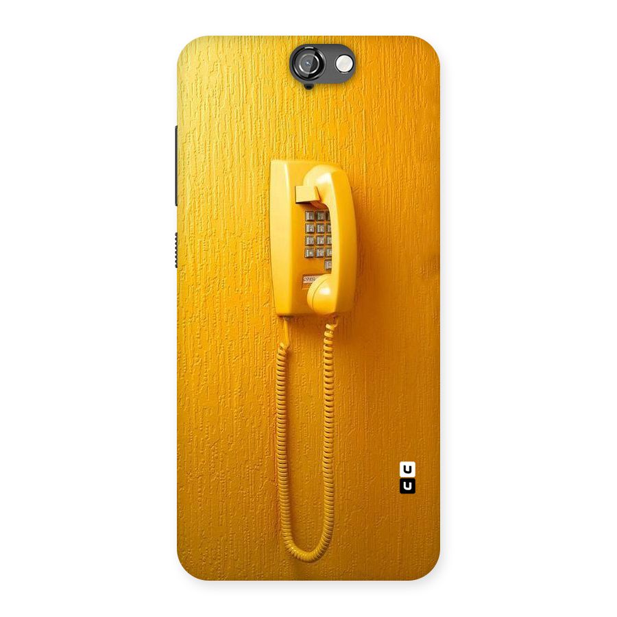 Aesthetic Yellow Telephone Back Case for HTC One A9