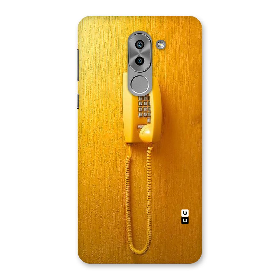 Aesthetic Yellow Telephone Back Case for Honor 6X