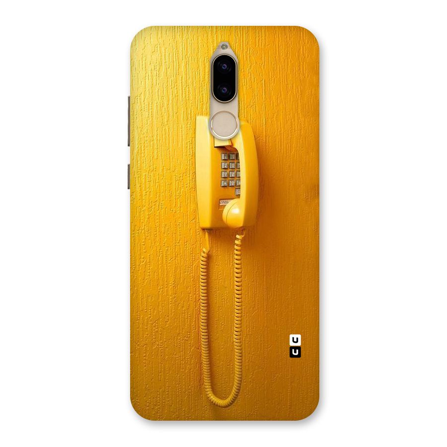 Aesthetic Yellow Telephone Back Case for Honor 9i