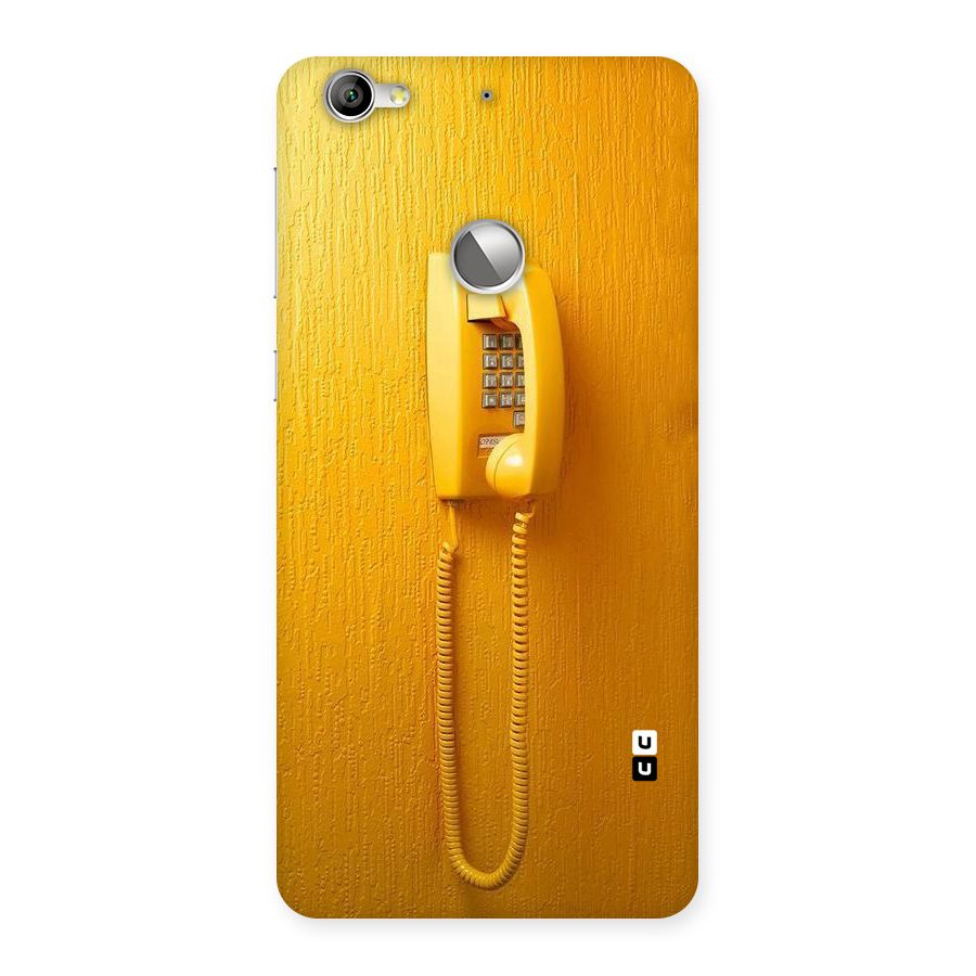 Aesthetic Yellow Telephone Back Case for LeTV Le 1s