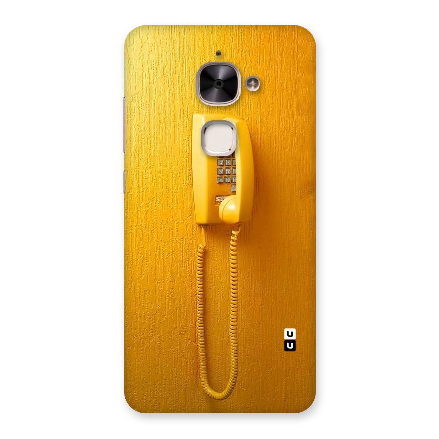 Aesthetic Yellow Telephone Back Case for Le 2