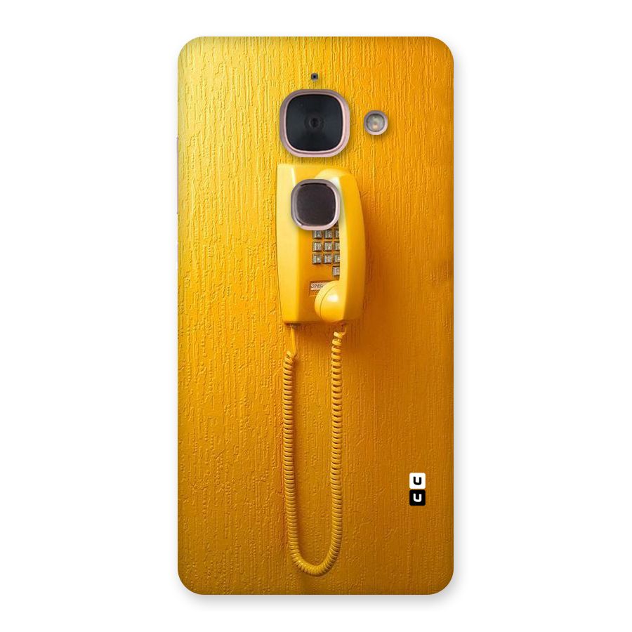 Aesthetic Yellow Telephone Back Case for Le Max 2