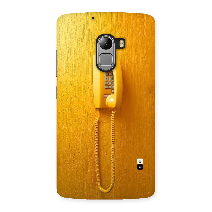 Aesthetic Yellow Telephone Back Case for Lenovo K4 Note