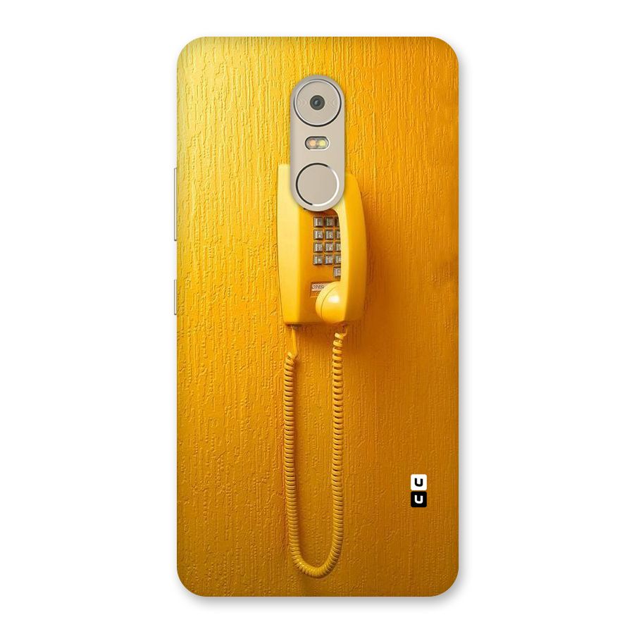 Aesthetic Yellow Telephone Back Case for Lenovo K6 Note