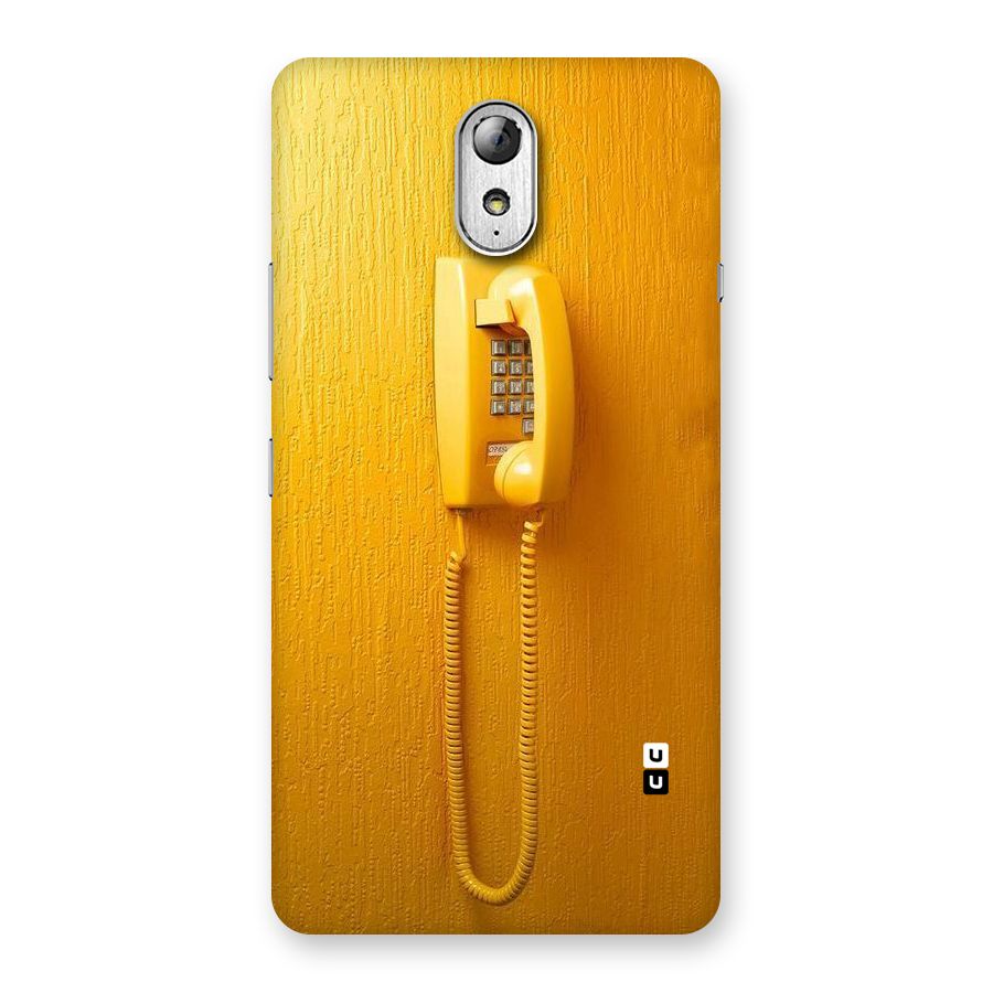 Aesthetic Yellow Telephone Back Case for Lenovo Vibe P1M