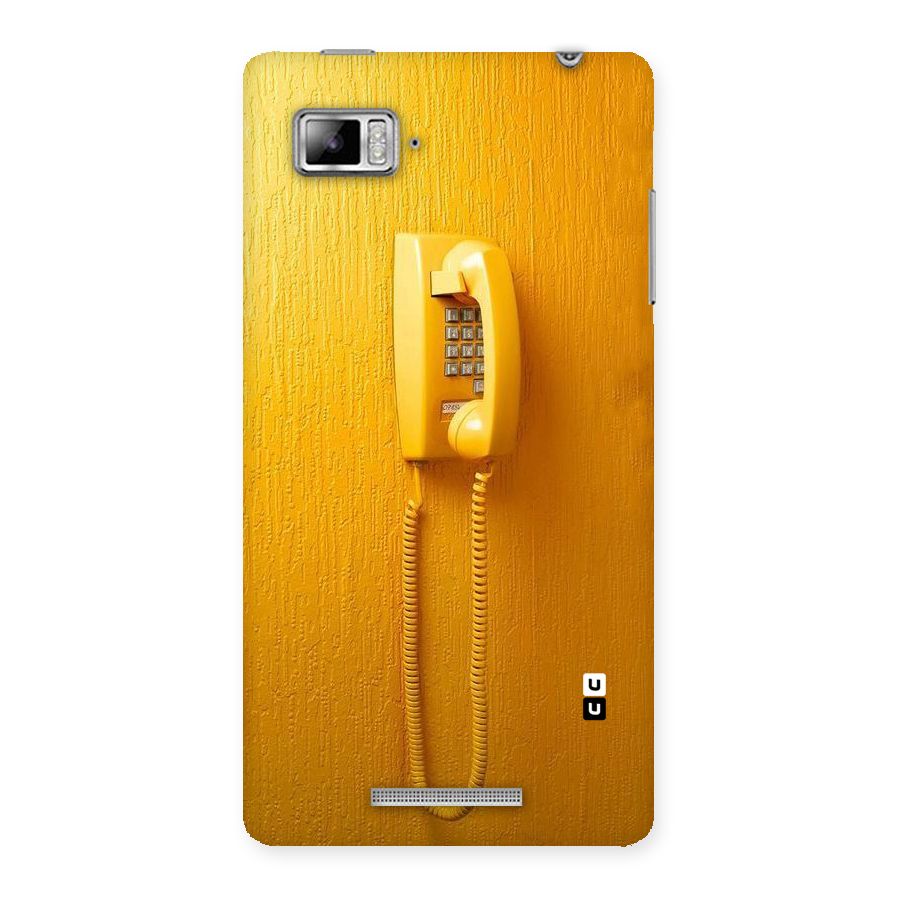 Aesthetic Yellow Telephone Back Case for Lenovo Vibe Z K910