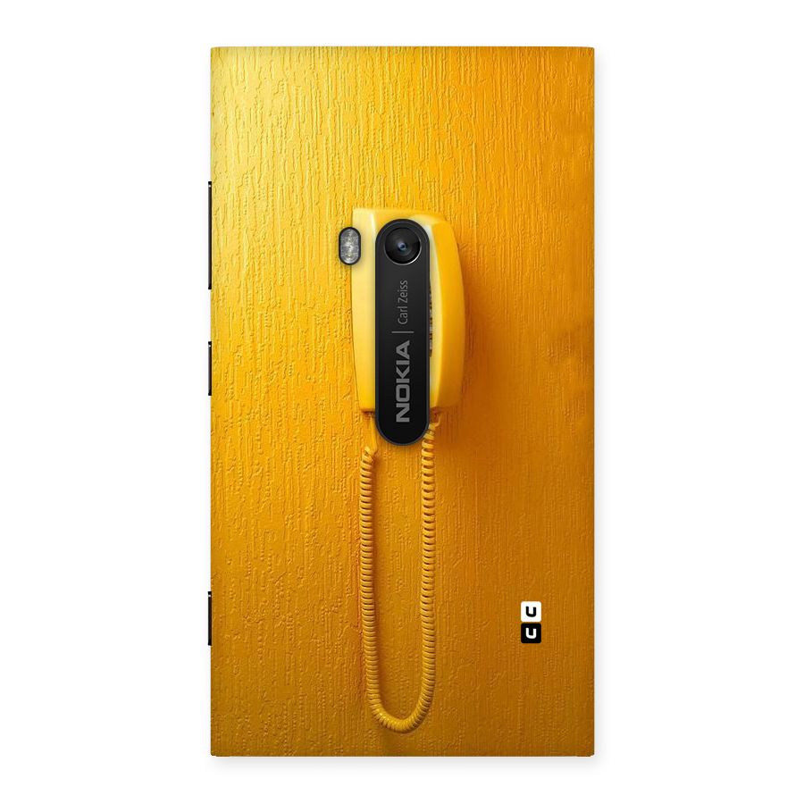 Aesthetic Yellow Telephone Back Case for Lumia 920