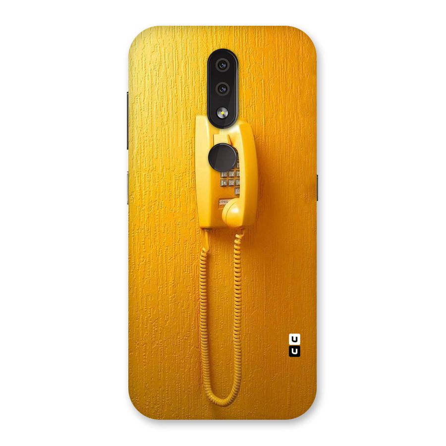 Aesthetic Yellow Telephone Back Case for Nokia 4.2