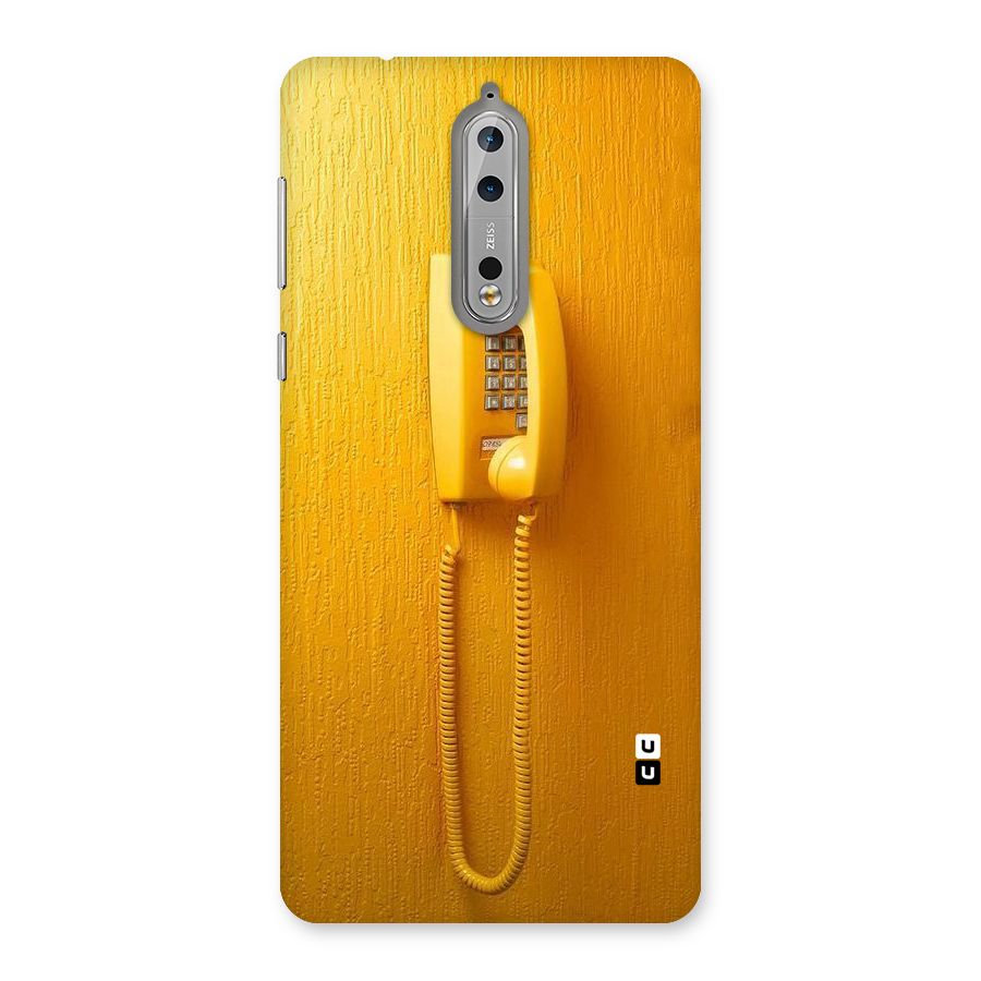 Aesthetic Yellow Telephone Back Case for Nokia 8