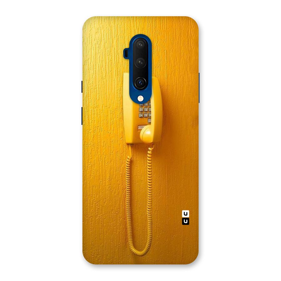 Aesthetic Yellow Telephone Back Case for OnePlus 7T Pro