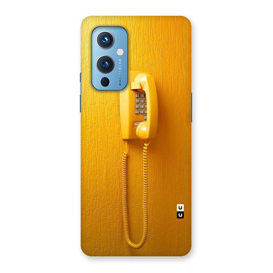 Aesthetic Yellow Telephone Back Case for OnePlus 9