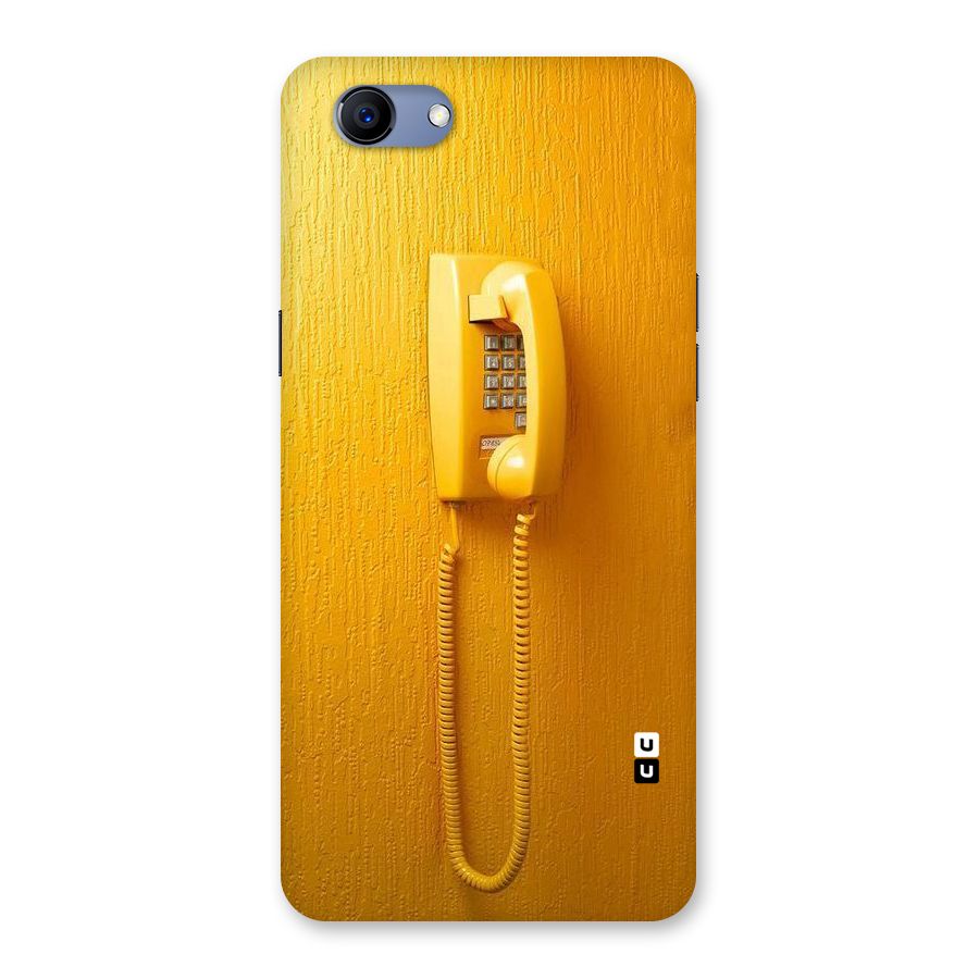 Aesthetic Yellow Telephone Back Case for Oppo Realme 1
