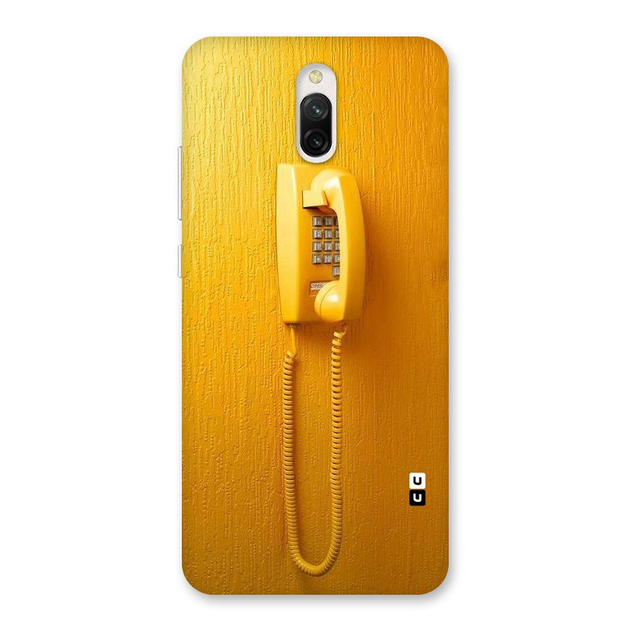 Aesthetic Yellow Telephone Back Case for Redmi 8A Dual