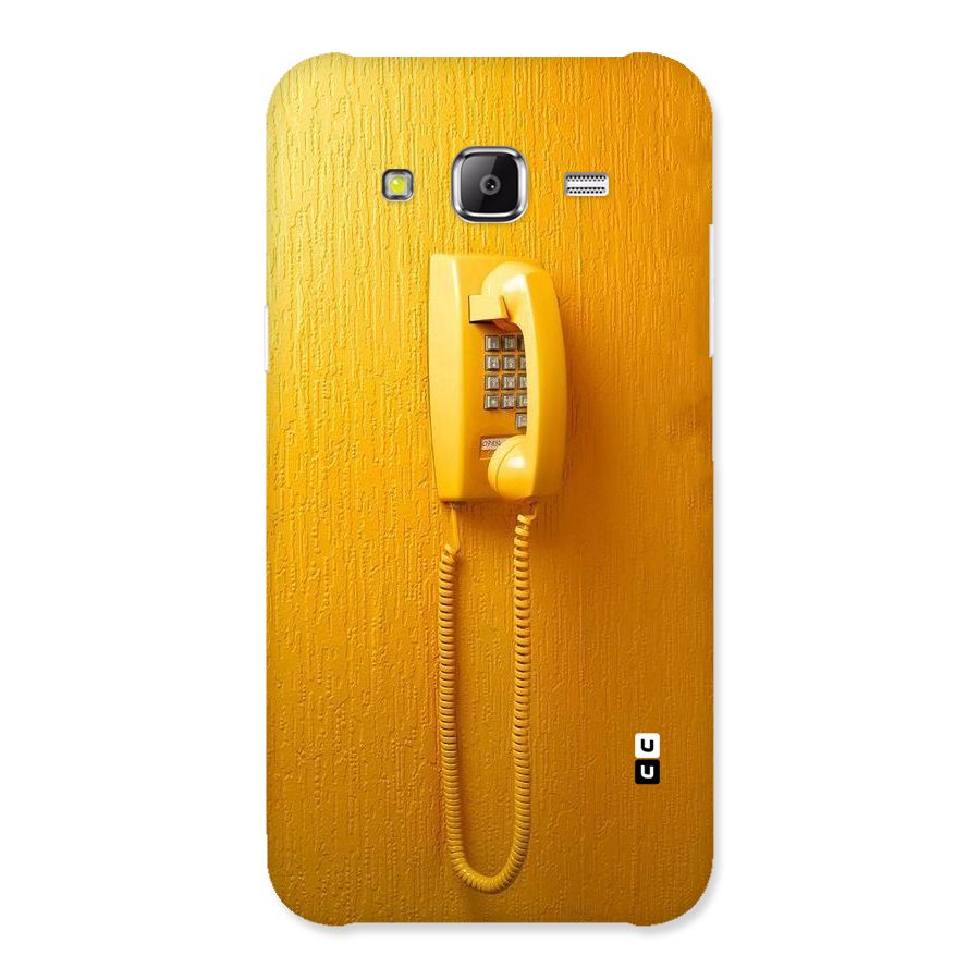 Aesthetic Yellow Telephone Back Case for Samsung Galaxy J2 Prime