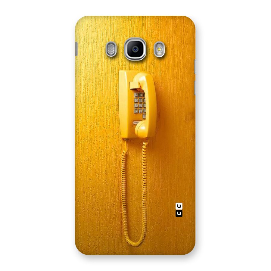 Aesthetic Yellow Telephone Back Case for Samsung Galaxy J5 2016