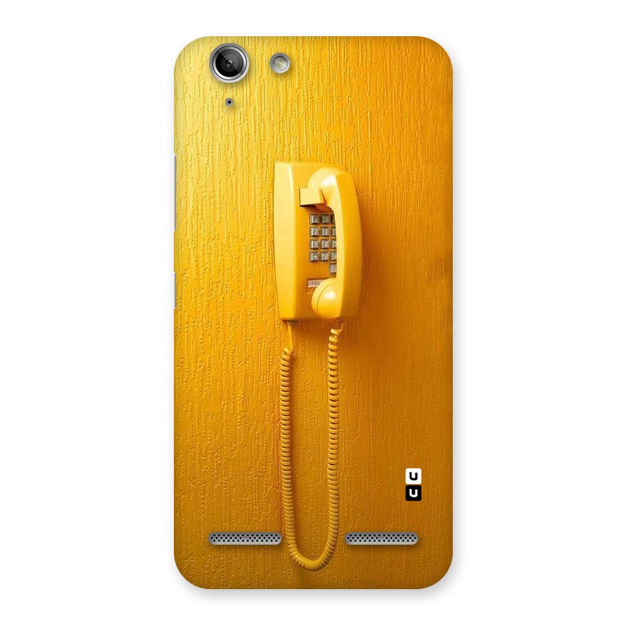 Aesthetic Yellow Telephone Back Case for Vibe K5