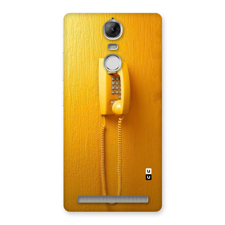 Aesthetic Yellow Telephone Back Case for Vibe K5 Note