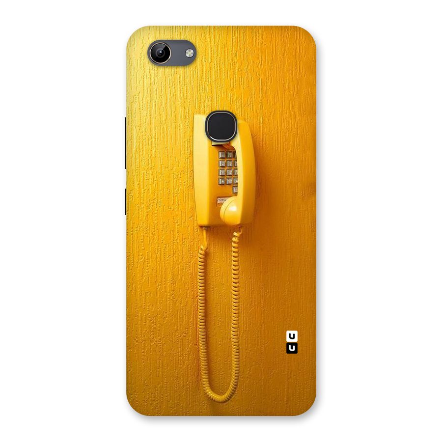 Aesthetic Yellow Telephone Back Case for Vivo Y81